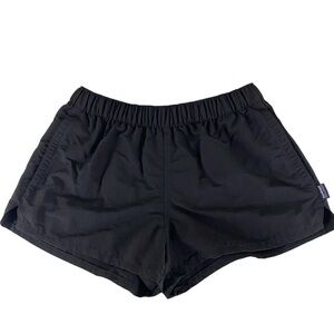 Patagonia Womens Barely Baggies 2.5" Shorts Small Black Nylon Hiking 57043